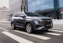 Geely Okavango в московских джунглях Geely Okavango